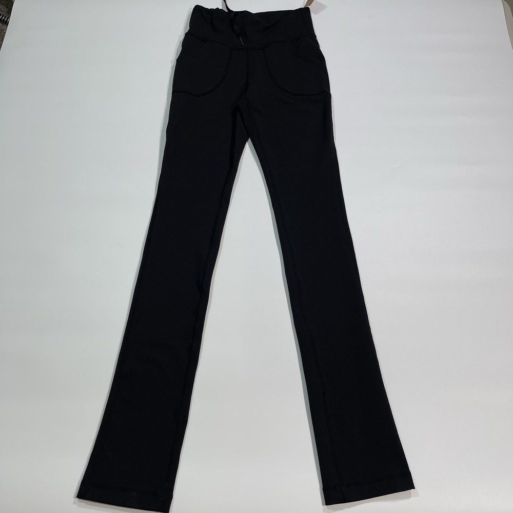 Lululemon Skinny Will Pant Black Womens Size 4 Yoga Pants Pilates